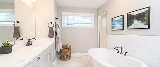 interior of a modern bathroom
